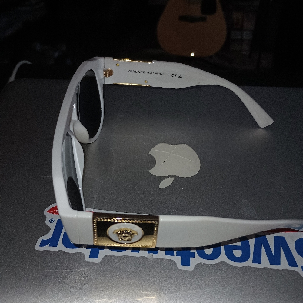 Versace White w/Gold Accent